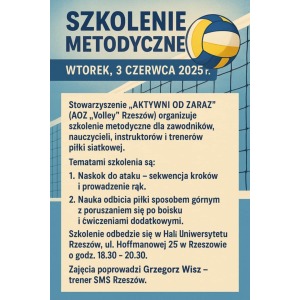 Zapraszamy na szkolenie!!!!!